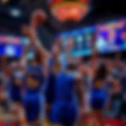 Golden State Warriors celebrating a victory