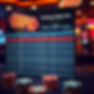 Comprehensive Betting Odds Overview Betting odds chart