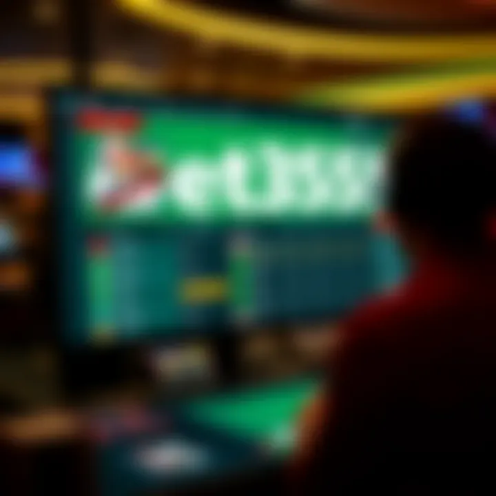 Navigating the Bet365 Interface An overview of Bet365's interface showcasing various betting options