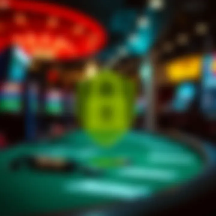 Illustration depicting secure account practices.