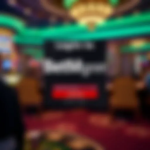 Visual representation of the BetMGM login interface.