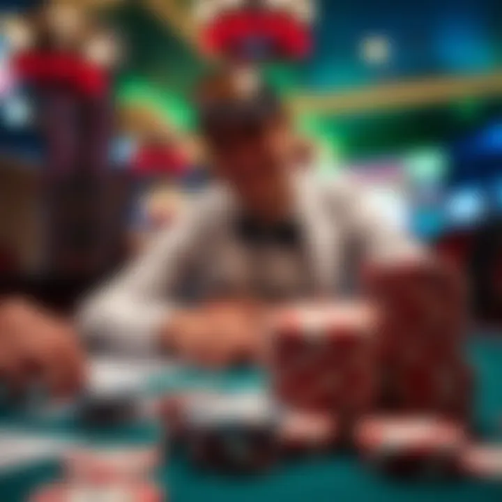 Visual representation of bankroll management techniques