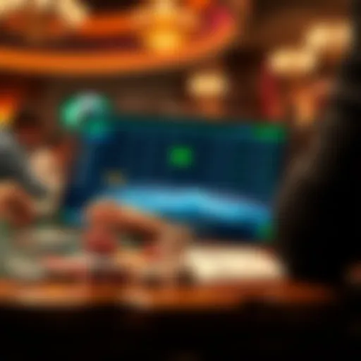 Visual representation of online betting platforms showcasing diverse withdrawal options.