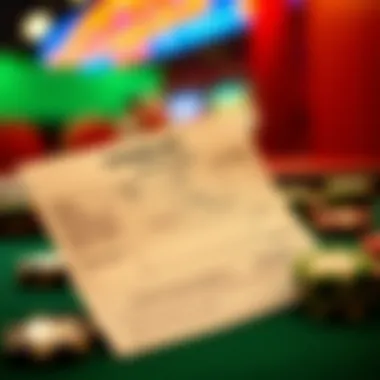 A high-stakes wager slip filled out for the Kentucky Derby