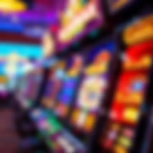 Vibrant Slot Machine Experience A vibrant Cashman Casino slot machine with colorful graphics