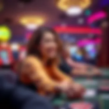 Player enjoying the Chumba Casino experience