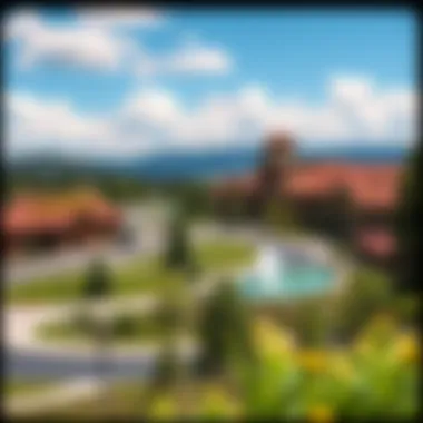 A scenic view of the casino's surrounding nature and landscapes