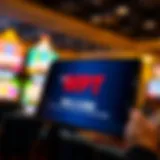 Welcome screen of ClubWPT Android app