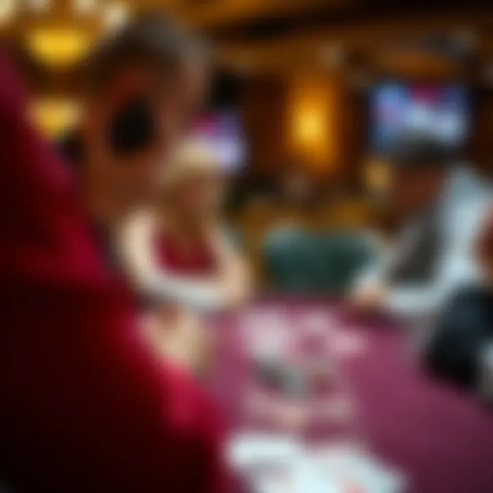 Visual representation of effective betting techniques in Three-Hand Poker