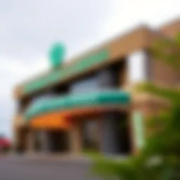 Exterior view of Emerald Queen Casino showcasing its modern architecture