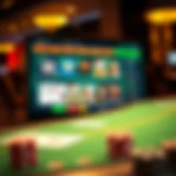 User interface of a top online poker site showcasing game selection