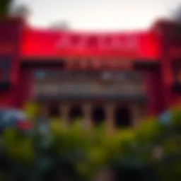 Exterior view of Aztar Casino showcasing architectural design