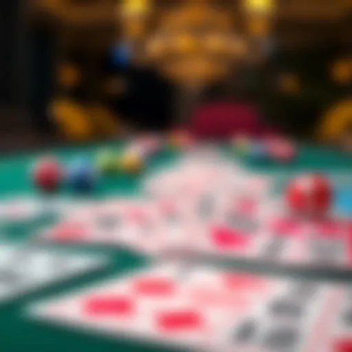 Colorful Bingo Cards Laid Out