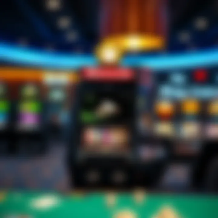 An innovative feature display showcasing advanced technology used in Aristocrat games