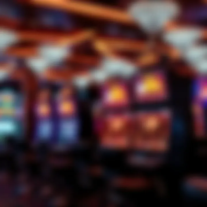 Exciting Casino Atmosphere with Buffalo Machines An engaging gaming environment featuring multiple buffalo machines in a casino setting