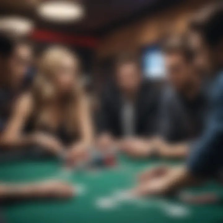 Players engaged in strategic poker gameplay.