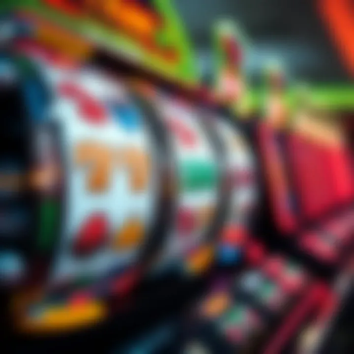 Visual representation of the colorful reels in action