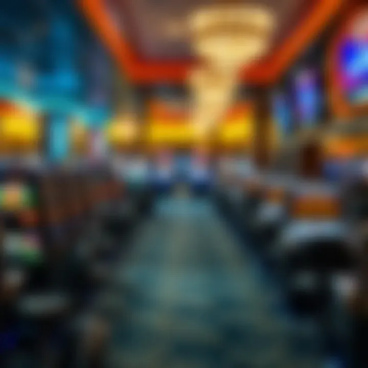 Loyalty program benefits displayed at the casino