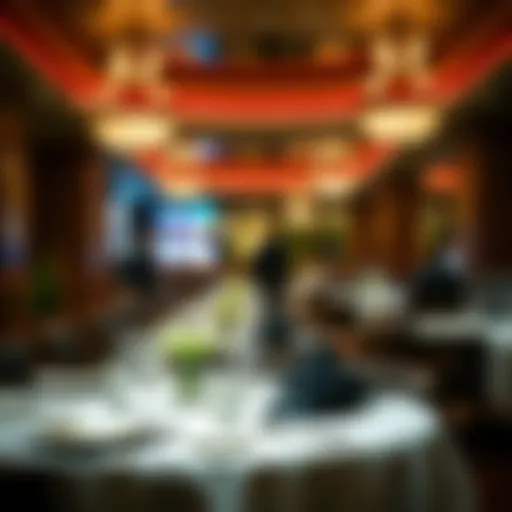 Elegant dining atmosphere at Mount Airy Casino