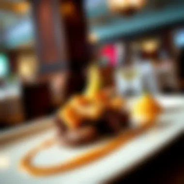 Culinary Masterpiece Signature dish from a renowned restaurant in Mount Airy Casino