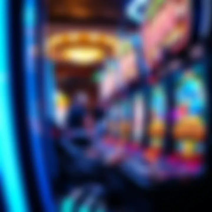 Player enjoying a thrilling slot game experience