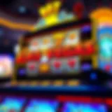 Vibrant graphics of online slot machine