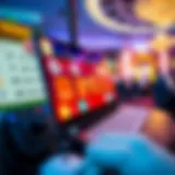 A vibrant online bingo game interface showcasing colorful cards and interactive features