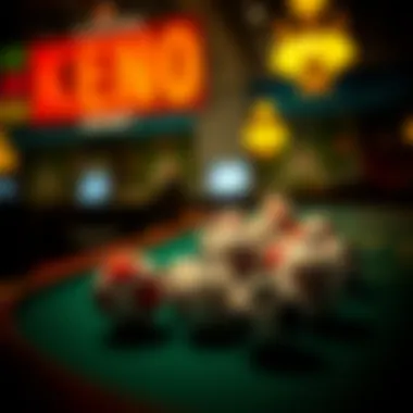 Probability in Keno Gameplay A visual representation of probability in keno gameplay