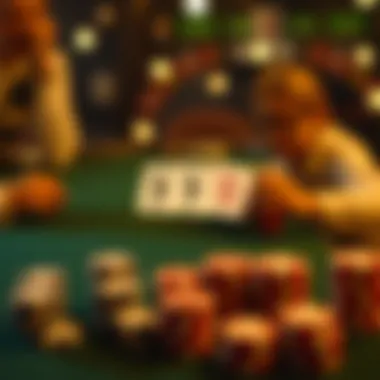 A diagram illustrating different poker strategies