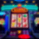 Colorful interface of free video slots