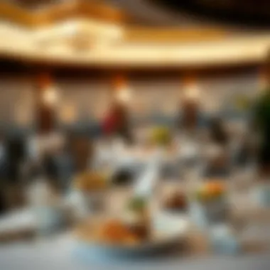 Exquisite Dining Experience at Ilani Elegant dining setup featuring exquisite culinary delights