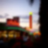 Exterior view of an Indian casino in Bakersfield