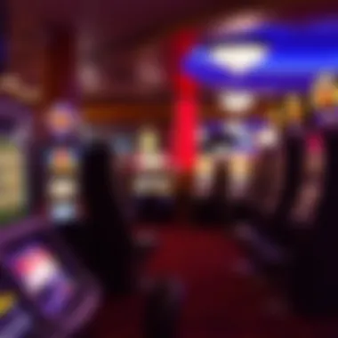 Interior gaming area showcasing slot machines