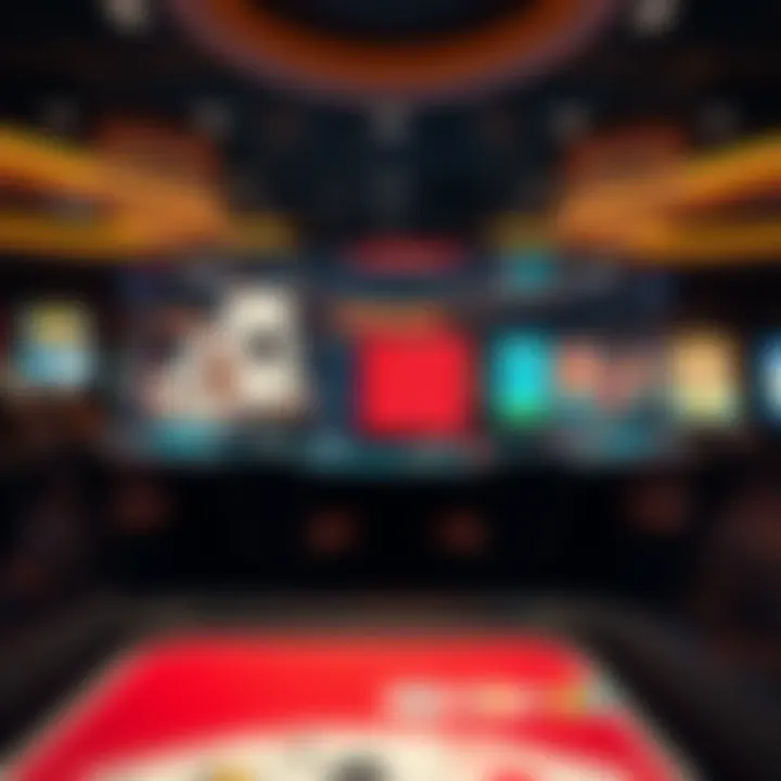 A digital interface representing the evolution of online gaming trends