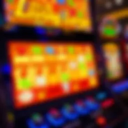 Vibrant display of the Living Large slot machine interface