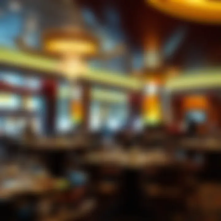 Culinary Delights: Dining Options at MGM Grand Casino DC Dining area featuring a variety of culinary options