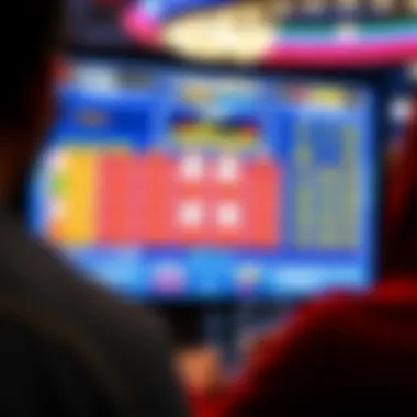 Strategic player decisions displayed on a computer screen during gameplay