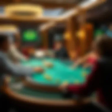 Exciting live dealer game setup with engaging atmosphere