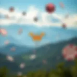 A scenic view of West Virginia's hills with a digital overlay of gambling icons