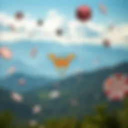 A scenic view of West Virginia's hills with a digital overlay of gambling icons