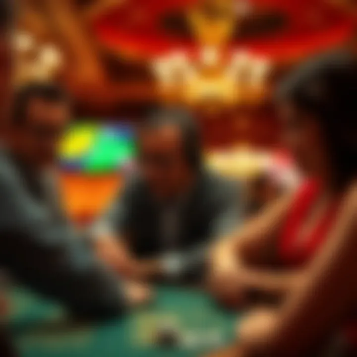 Practicing Responsible Gaming An engaging depiction of responsible gaming practices and guidelines.