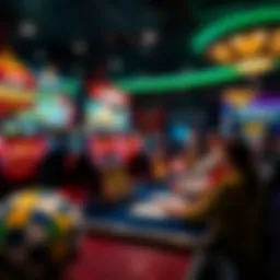 A vibrant online gaming platform showcasing various game options.