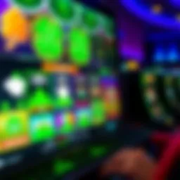 A vibrant digital interface showcasing various shamrock sweepstakes games