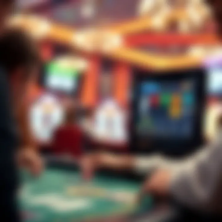 Responsible Gaming Practices Illustration An illustration depicting responsible gaming practices in online sweepstakes