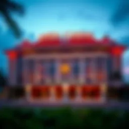 Exterior view of Phu Quoc Casino showcasing its architectural grandeur