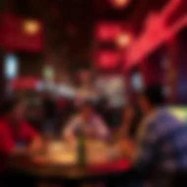 Nightlife Around Phu Quoc Casino A bustling nightlife scene around Phu Quoc Casino