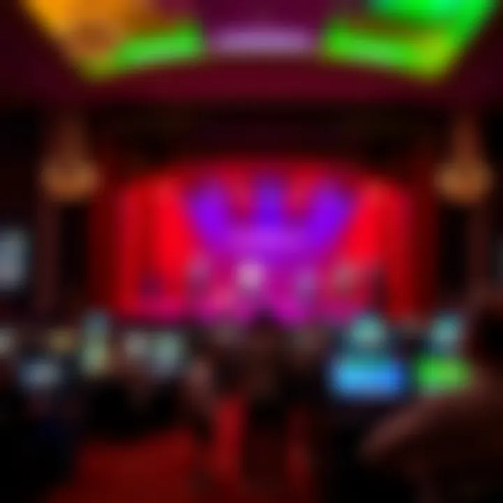 Live Entertainment at Seneca Casino Entertainment stage featuring a live performance