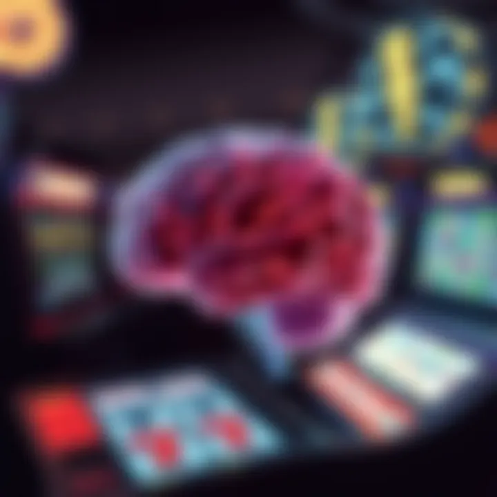 Psychological Aspects of Gambling A conceptual image of brain activity influenced by gambling and risk-taking behavior