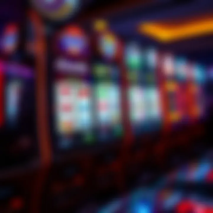 Modern Digital Slot Machine Features A modern digital slot machine displaying vibrant graphics and animations