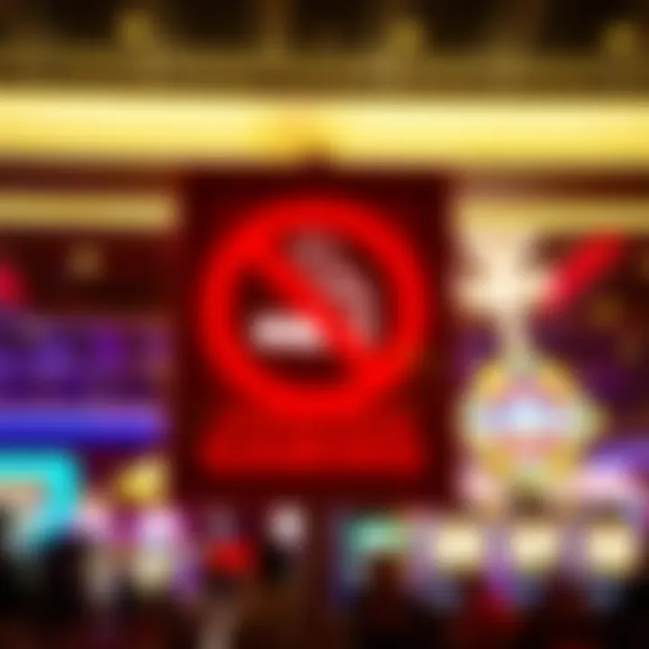 Promoting a Healthier Gaming Choice Signage promoting smoke-free gaming options